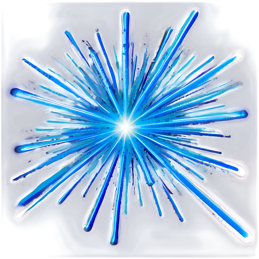 Blue Light Burst Png 06122024