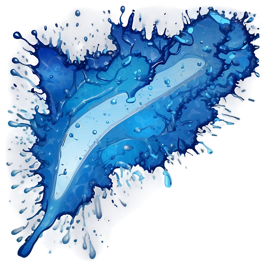 Blue Light Splash Png Oxs