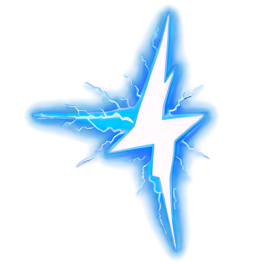 Blue Lightning Bolt Png 05042024