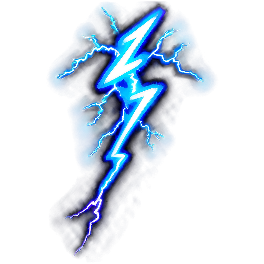 Blue Lightning Zap Png 06282024