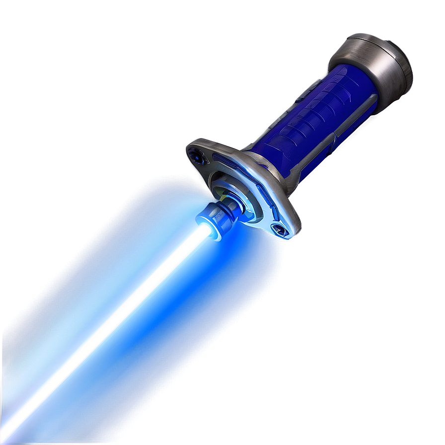 Blue Lightsaber Blade Closeup Png Rrn44