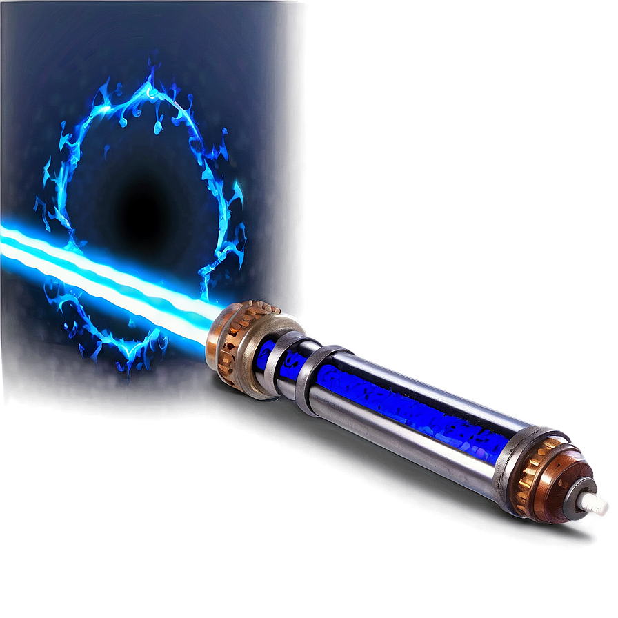 Blue Lightsaber Energy Wave Png Guy37