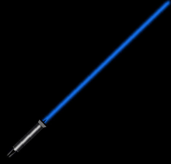 Blue Lightsaber Illuminated