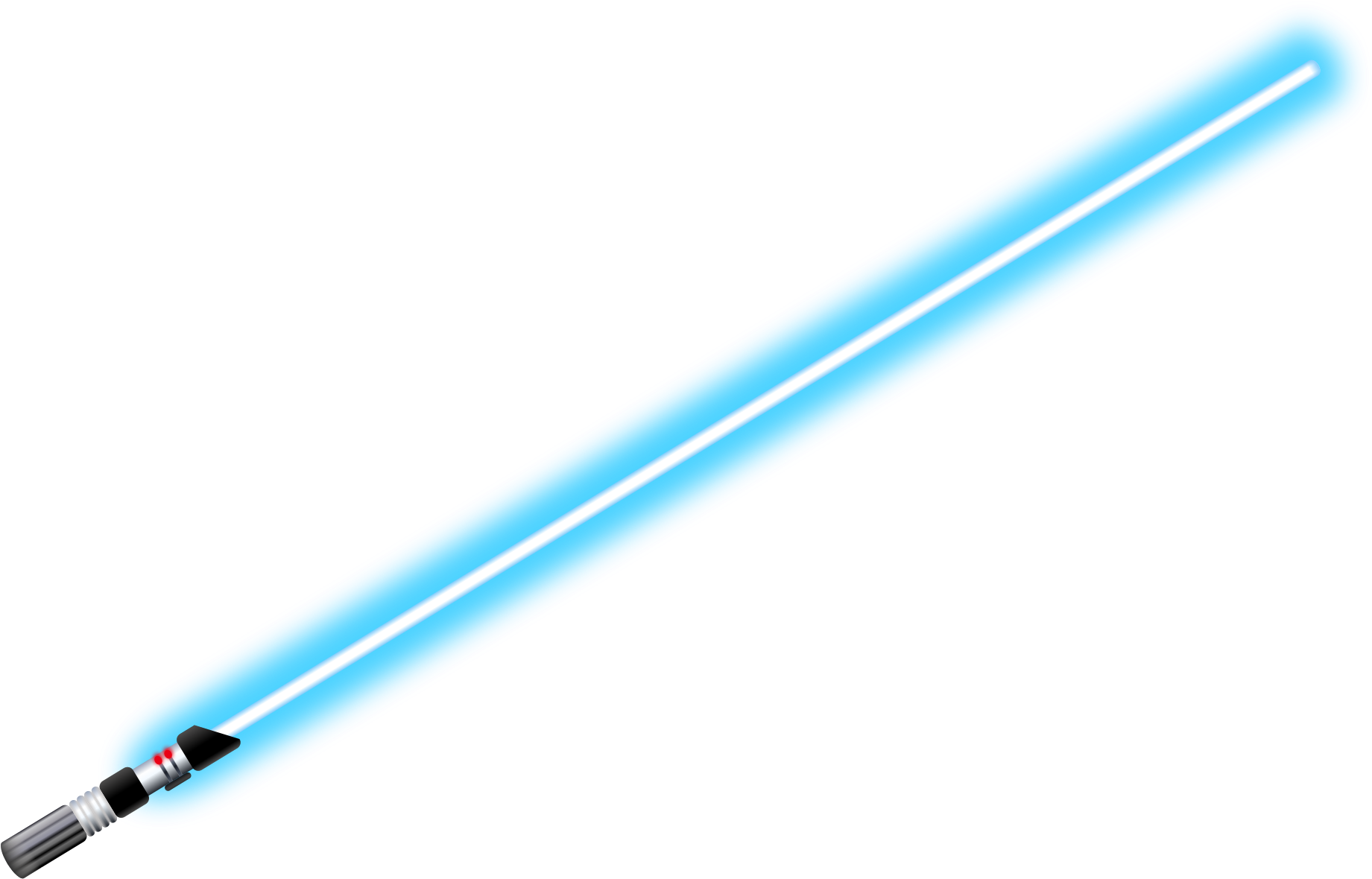 Blue Lightsaber Illustration