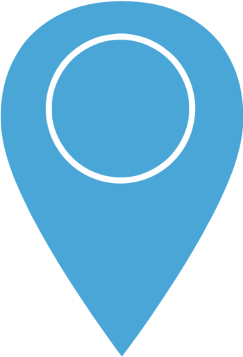 Blue Location Pin Icon