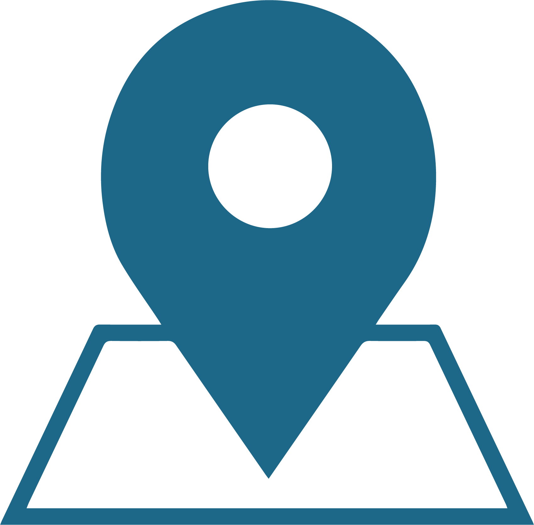 Blue Location Pin Icon