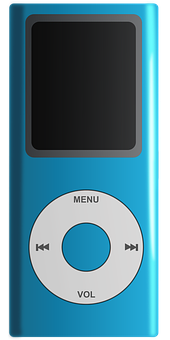 Blue M P3 Player Device