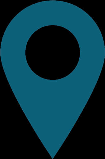 Blue Map Pin Icon