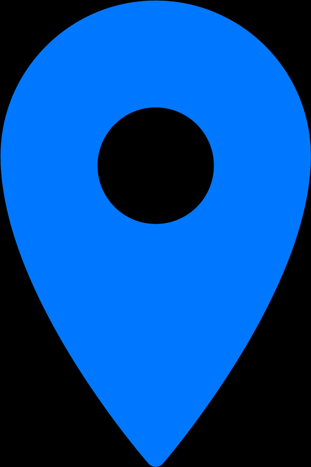 Blue Map Pin Icon