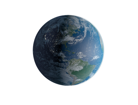 Blue Marble Earth Space View