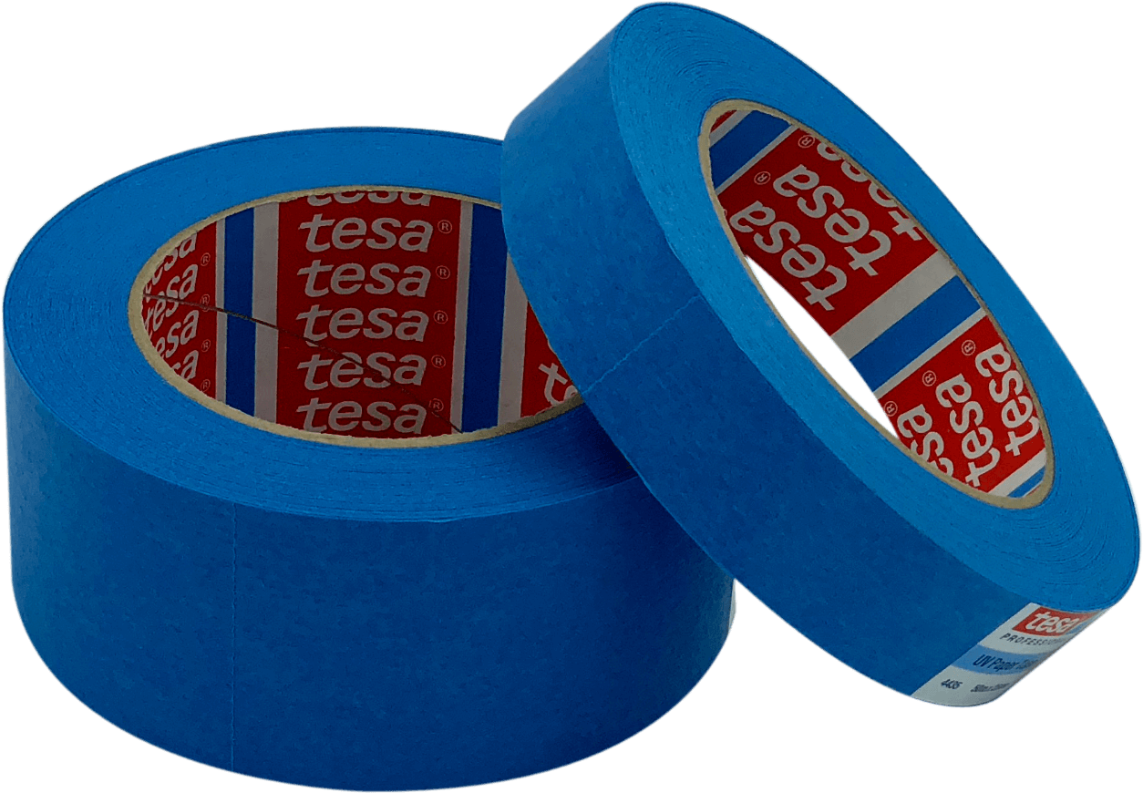 Blue Masking Tape Rolls