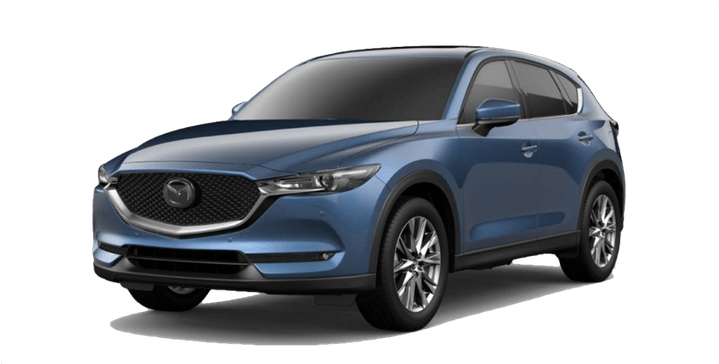 Blue Mazda Crossover S U V