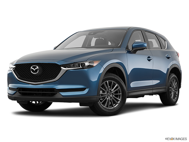 Blue Mazda Crossover S U V2023