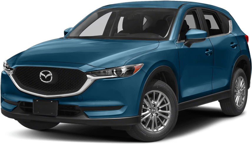 Blue Mazda Crossover S U V2023