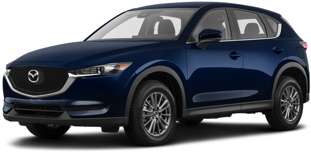 Blue Mazda Crossover S U V2023