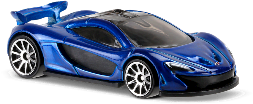 Blue Mc Laren Supercar Model