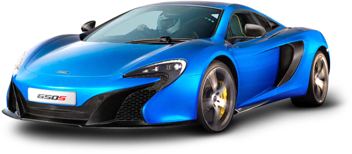 Blue Mc Laren650 S Supercar