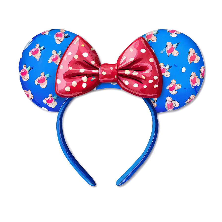 Blue Minnie Mouse Ears Png Itb