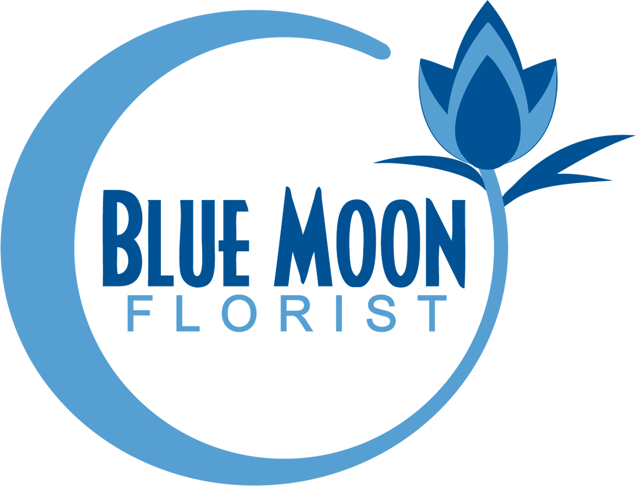 Blue Moon Florist Logo