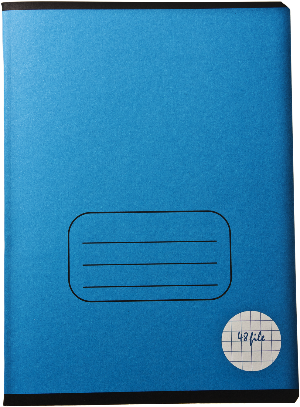 Blue Notebook Cover48 Sheets