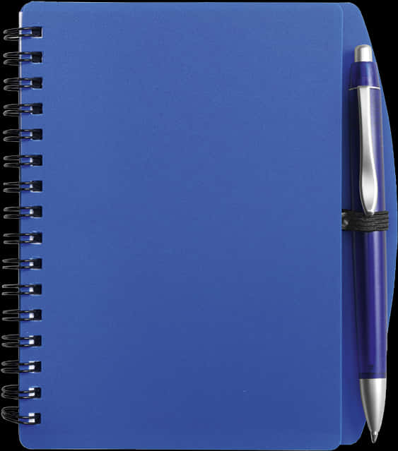 Blue Notebookand Pen