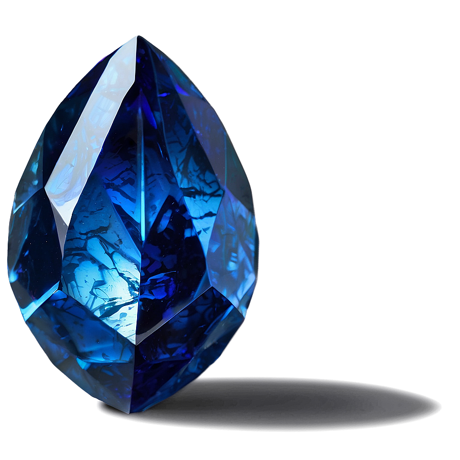 Blue Obsidian Gem Clipart Png 06272024