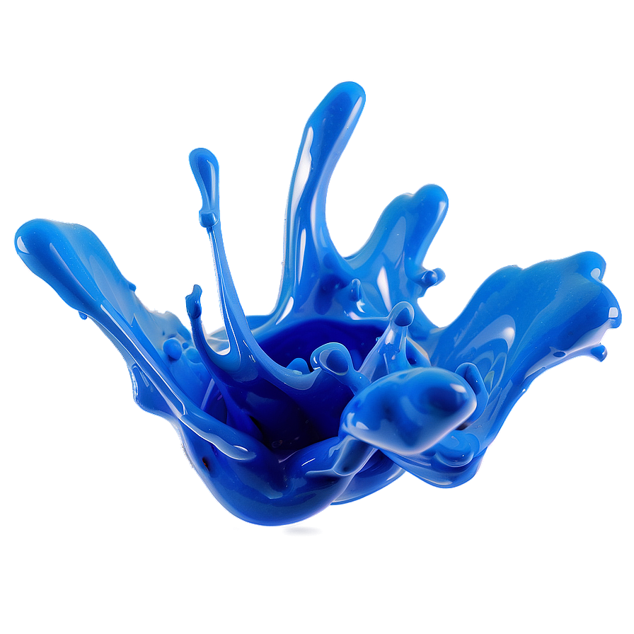 Blue Paint Splash Png 05062024