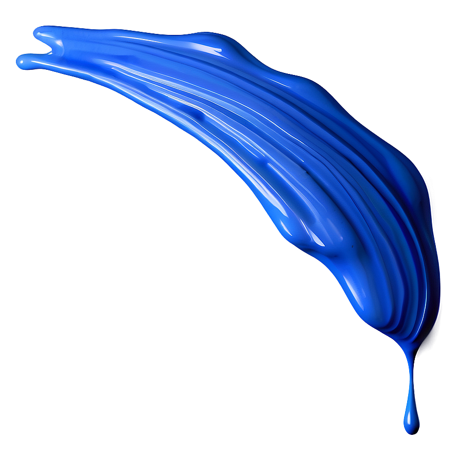 Blue Paint Stroke Png 05252024