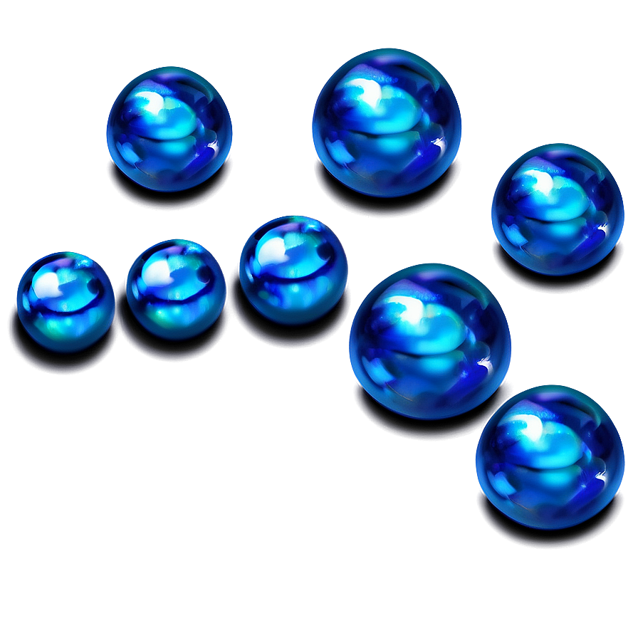 Blue Pearl Ball Png Vnt