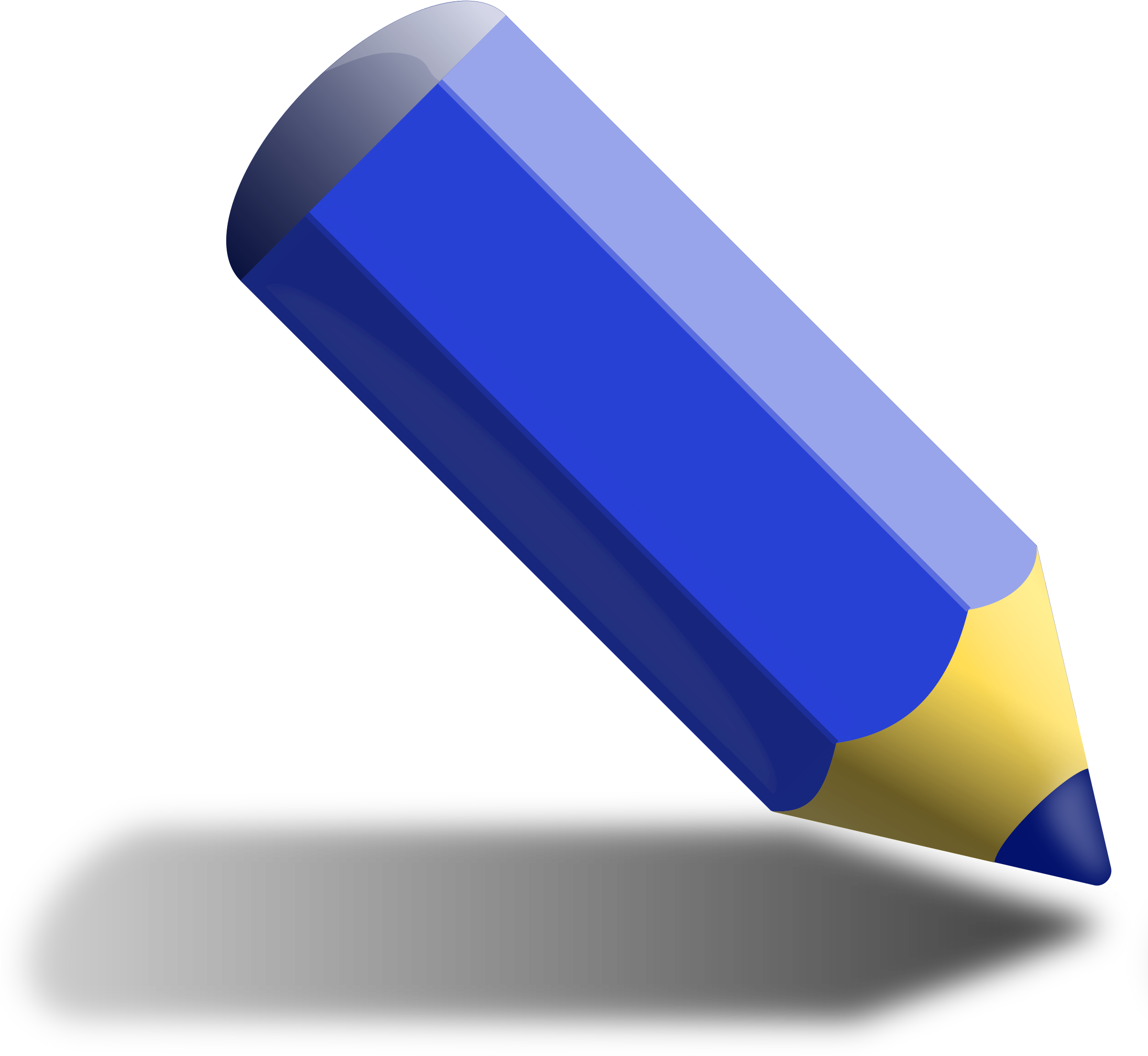 Blue Pencil Clipart.png