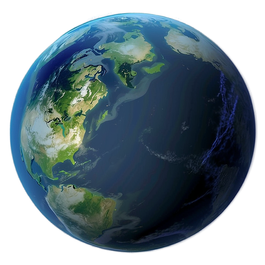 Blue Planet With Atmosphere Png 31