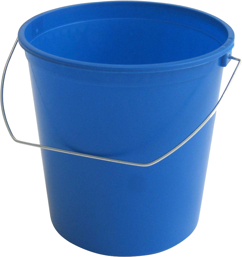 Blue Plastic Bucketwith Handle