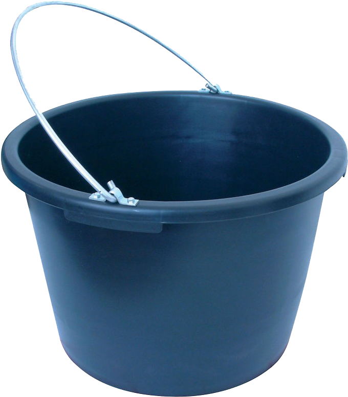 Blue Plastic Bucketwith Handle