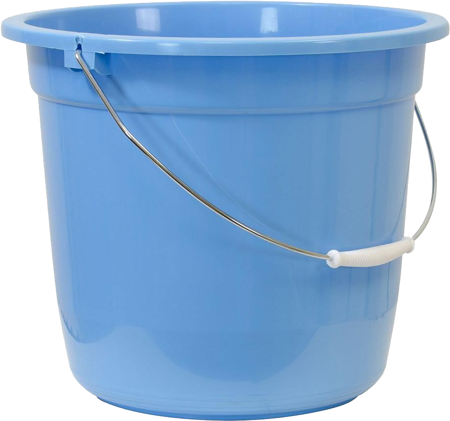 Blue Plastic Bucketwith Handle