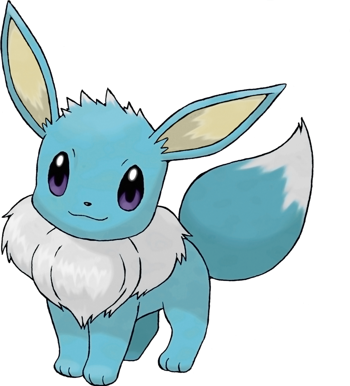 Blue_ Pokemon_ Eevee_ Evolution