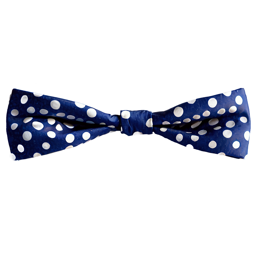 Blue Polka Dot Bow Tie Png 80