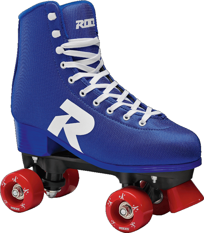 Blue Quad Roller Skate