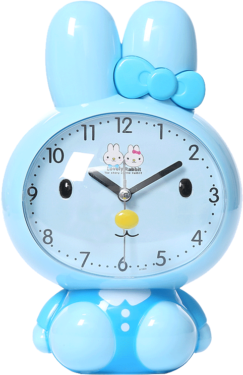 Blue Rabbit Alarm Clock