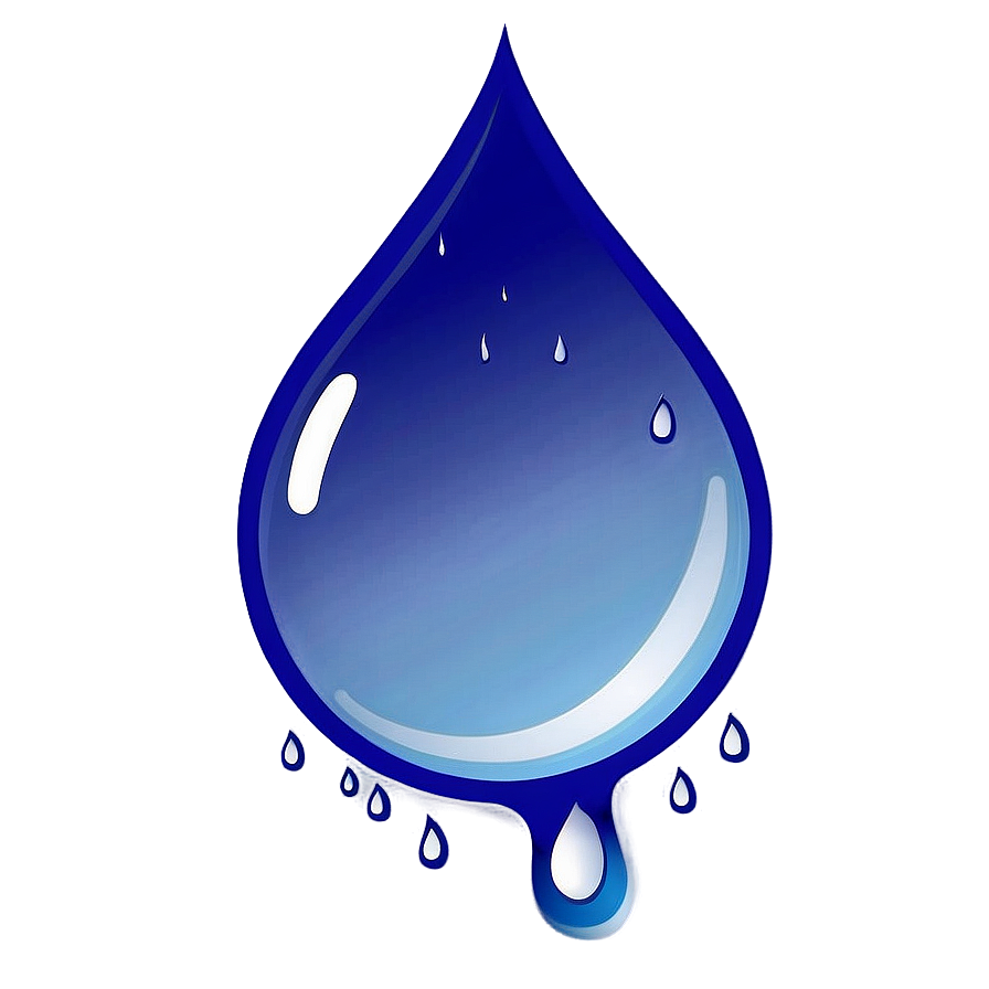 Blue Raindrop Icon Png 48