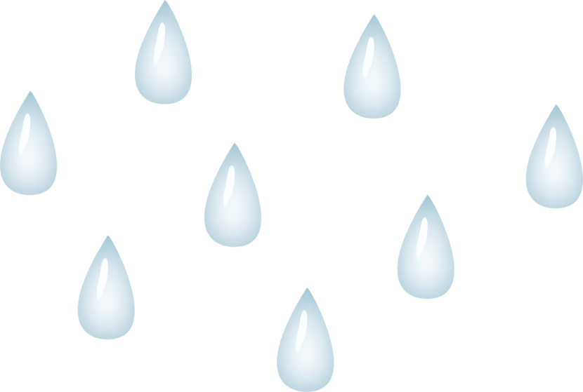 Blue Raindrops Pattern