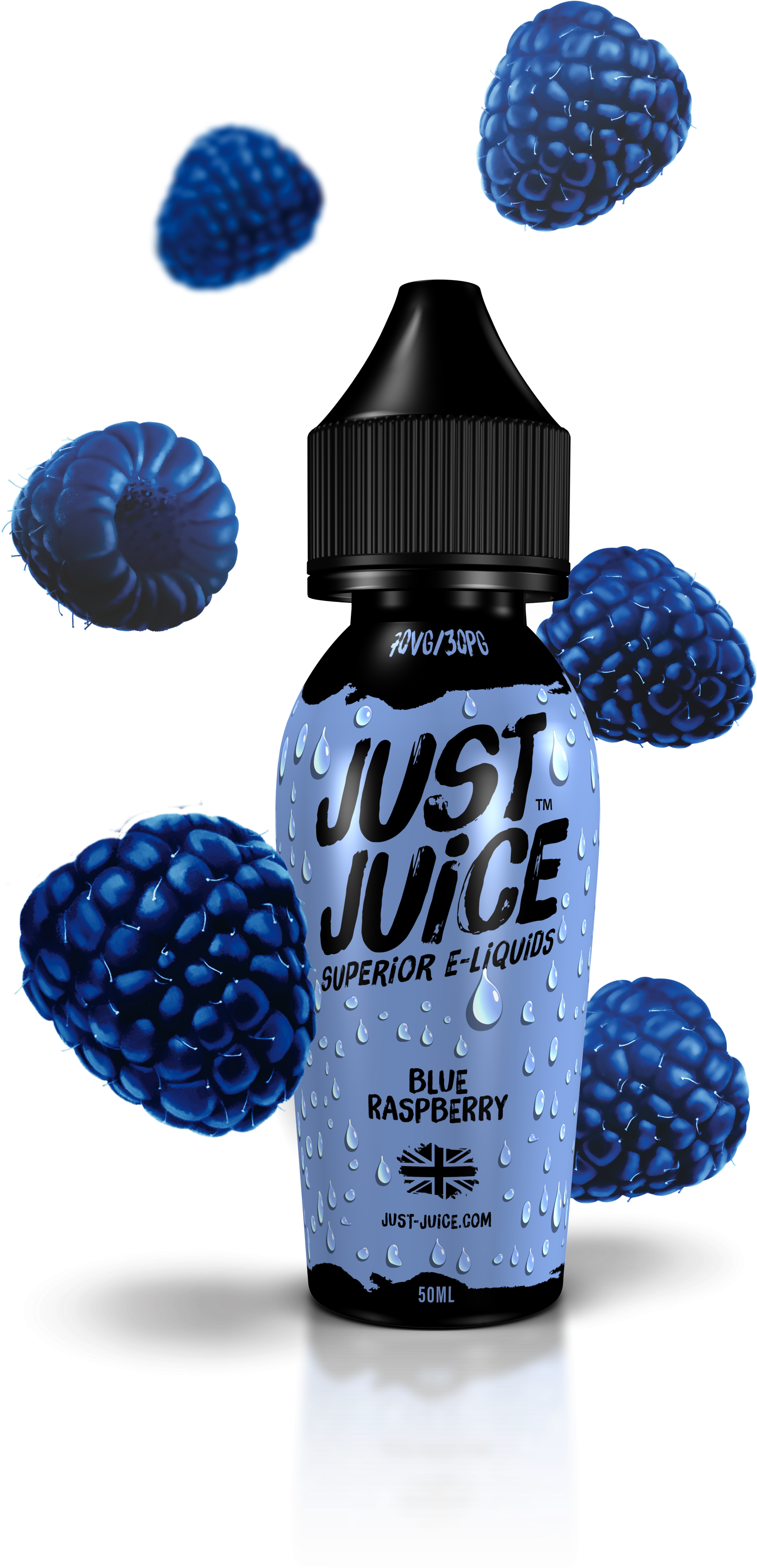 Blue Raspberry Vape Juice Bottle