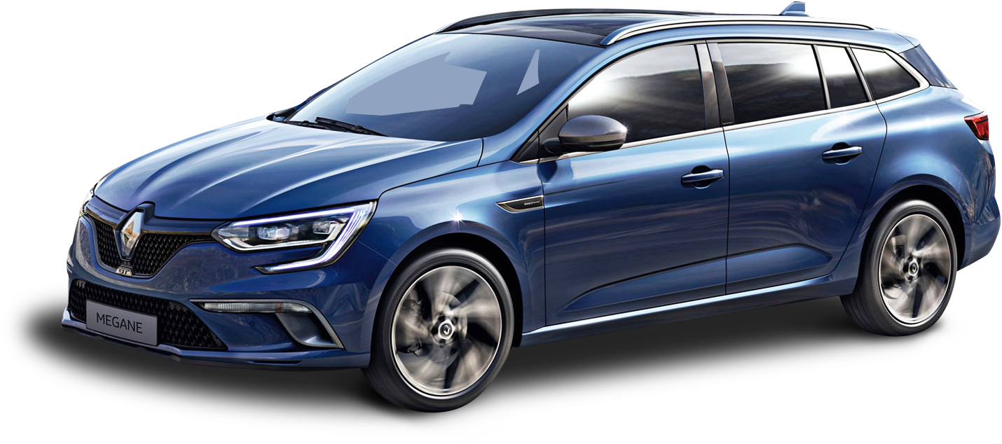 Blue Renault Megane Sport Tourer