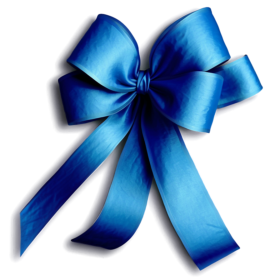 Blue Ribbon Bow Png 06242024