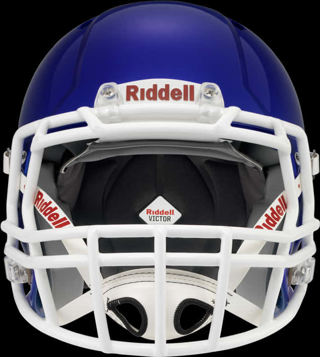 Blue Riddell Football Helmet