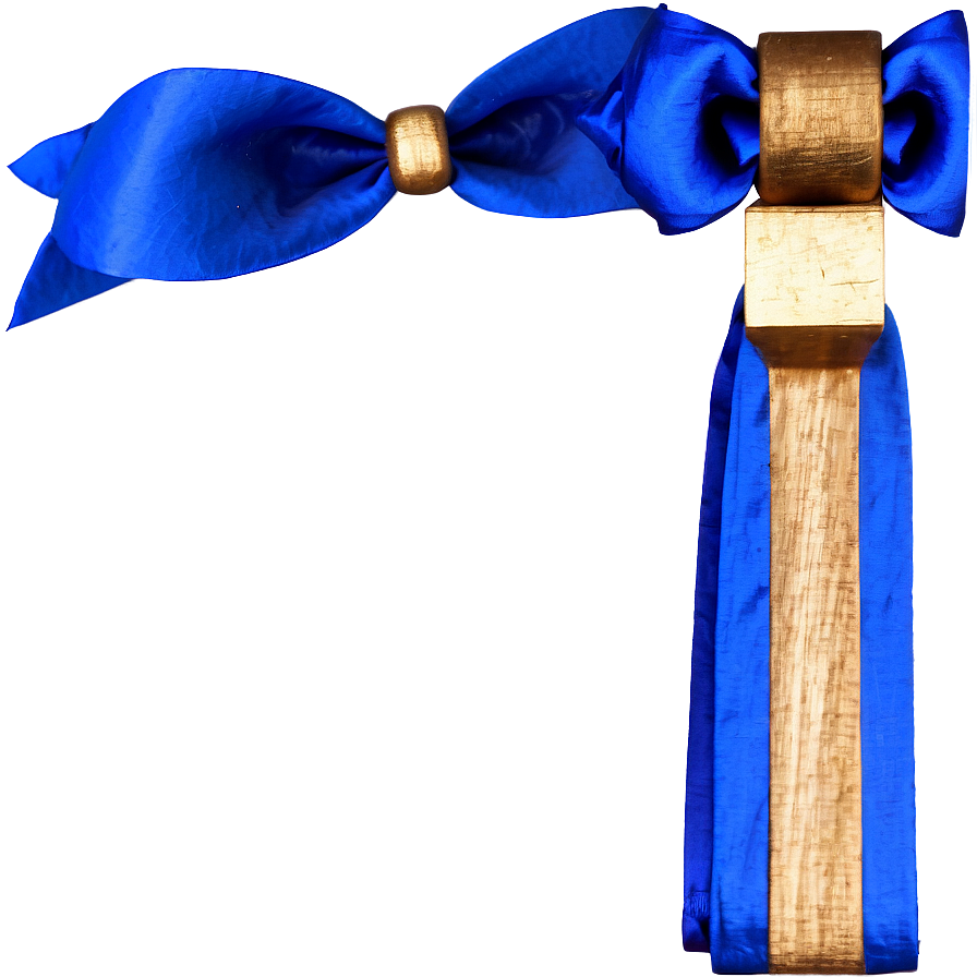 Blue Satin Bow Png Dby