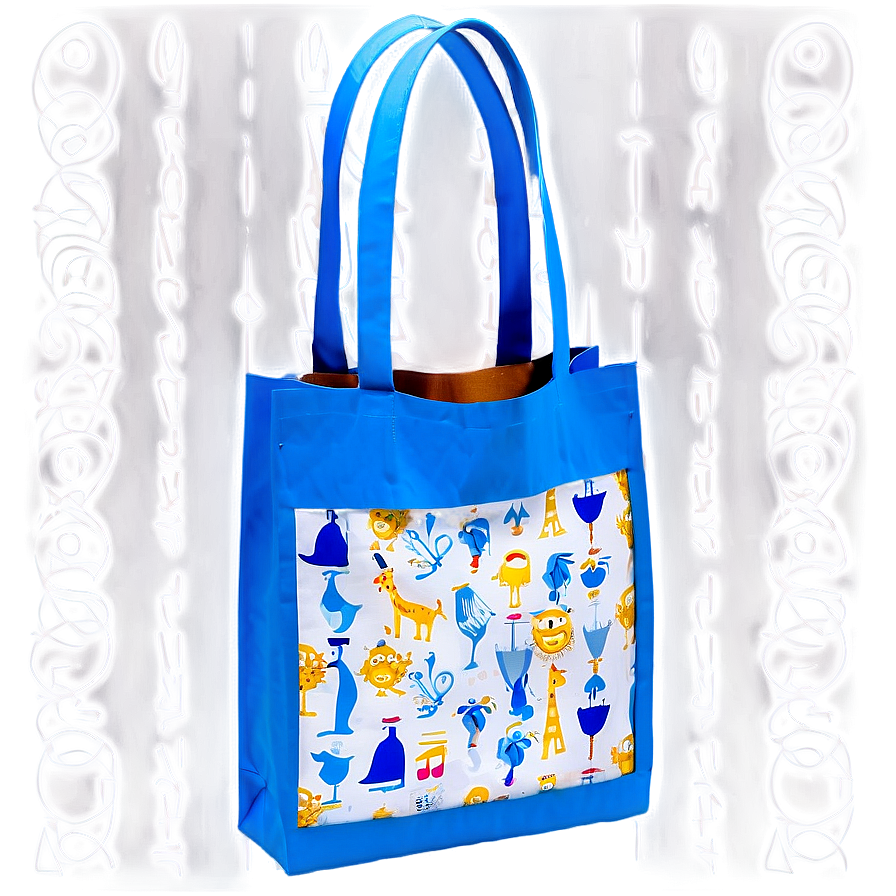 Blue Shopping Bag Png 75