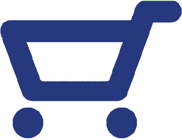 Blue Shopping Cart Icon