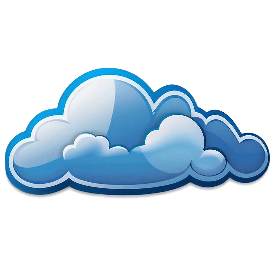 Blue Sky Cloud Emoji Png Fyh26