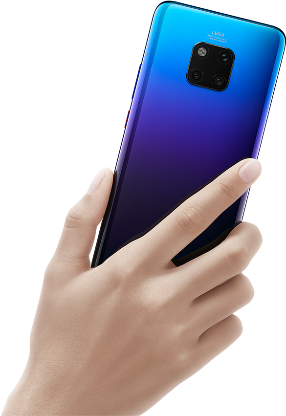 Blue Smartphonein Hand