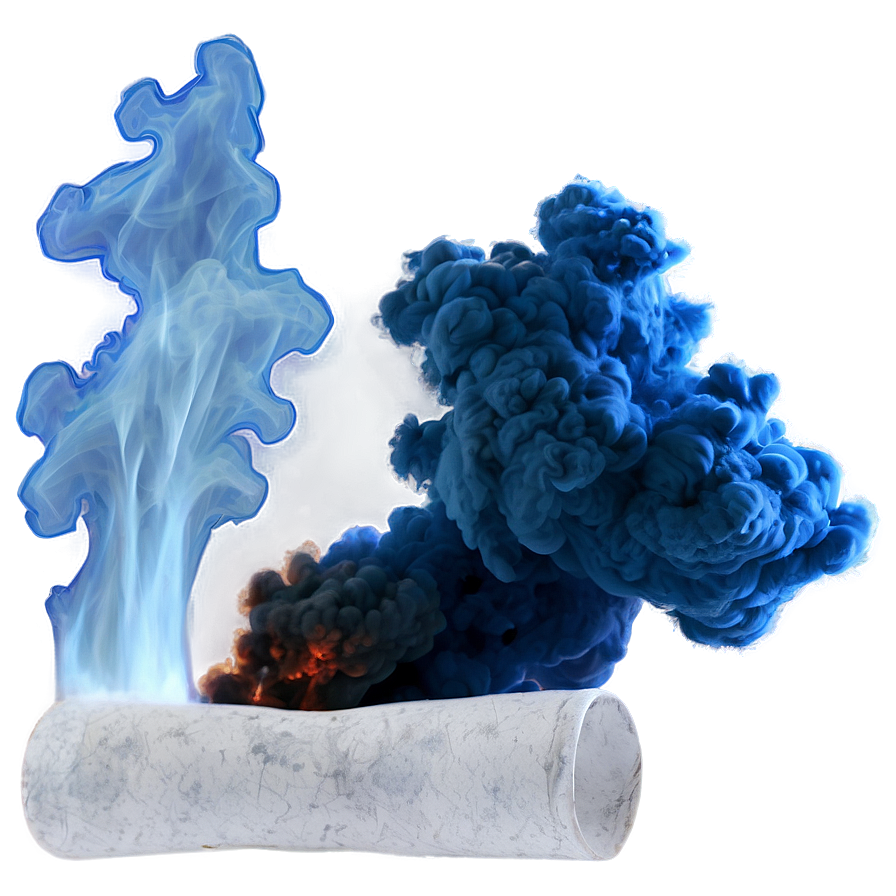 Blue Smoke Effect Png 05232024